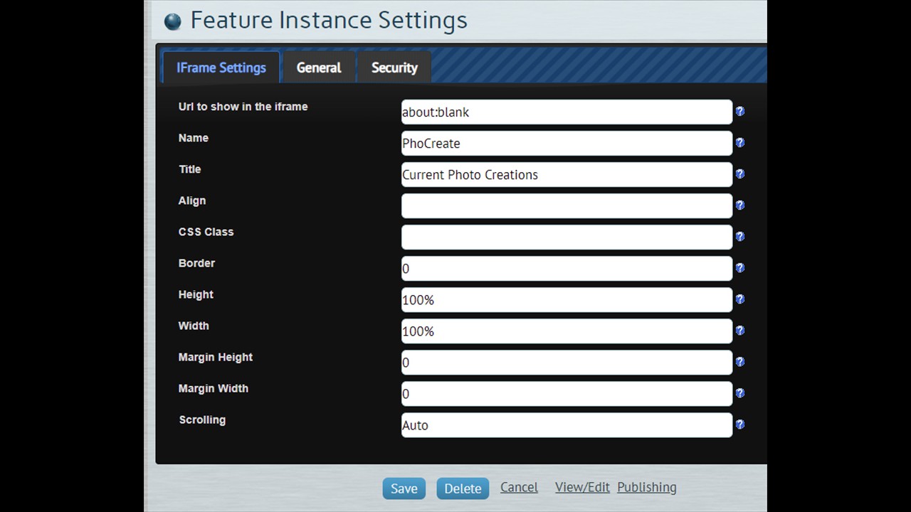 P. Extend Content Through Iframes