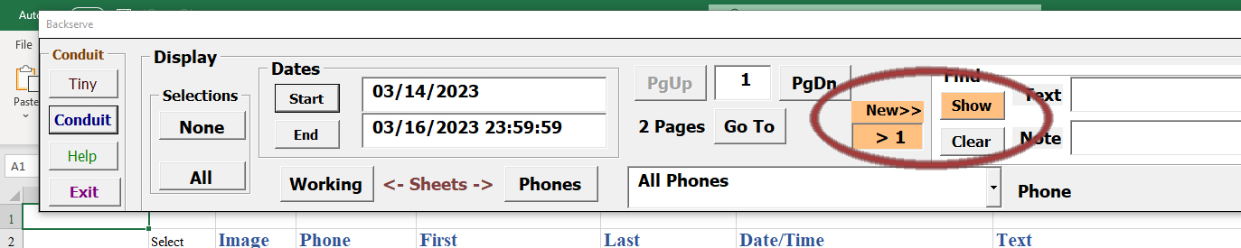 Return Excel
