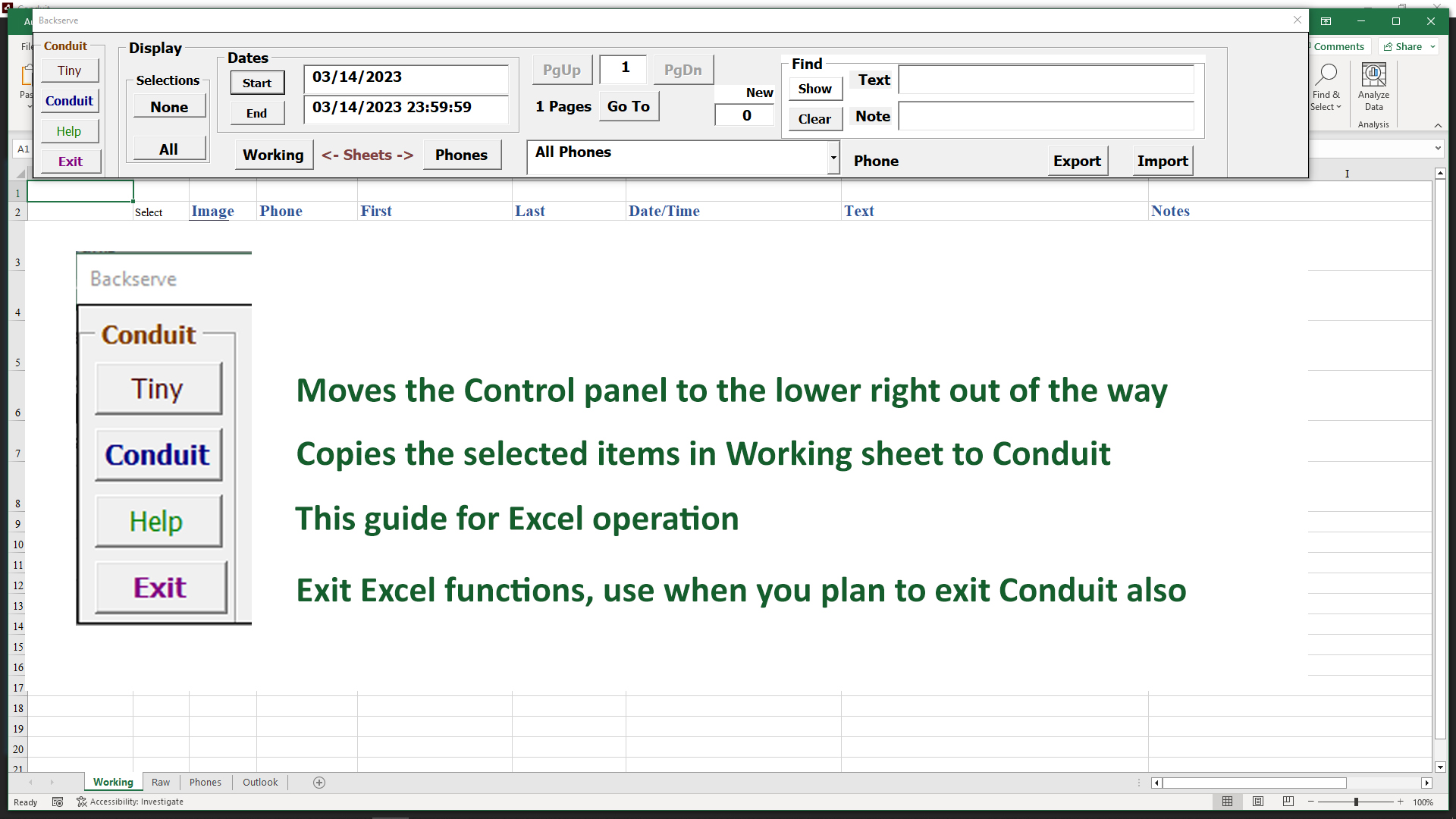 Control Menu